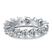 Ring Woman in Silver Cubic Zirconia VATWR14-